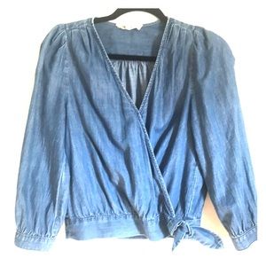Madewell Chambray Top